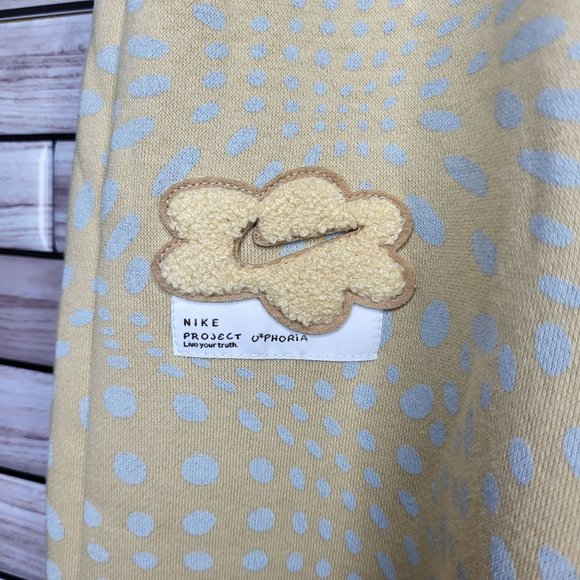 NWT Nike Project Uphoria Women's Fleece Pants Wide‎ Leg DZ3116 Khaki Sweats - XL - Picture 3 of 16